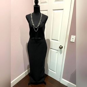 Black long dress